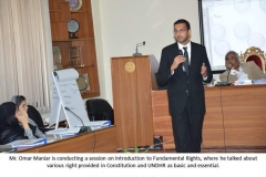 Capacity Building Judicial Training – Senior Civil Judges, Federal Judicial Academy (September 15 – 16, 2015) Phase 2