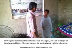 Legal Awareness Clinics – Ghotki Phase 2